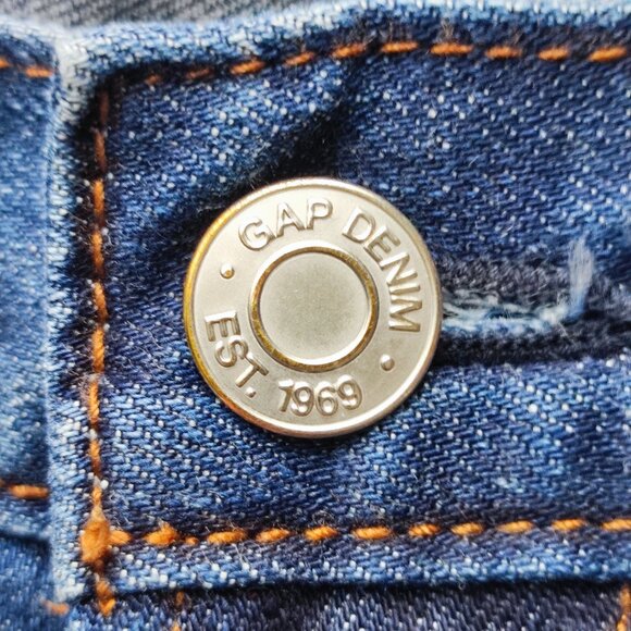 GAP jeans authentic slim denim blue men's size 30x32 - Picture 9 of 11